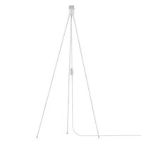 TRIPOD Základna svítidla těleso kov, povrch černá, nebo bílá, pro žárovku 1x60W, 230V IP20, h=1090mm, rozpětí trojnožky d=660mm včetně vypínače na kabelu, přívodní kabel l=3m, stínítko SAMOSTATNĚ