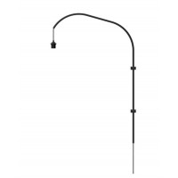 ENNIFER WALL SINGLE LED 15W E27 Základna nástěnného svítidla, těleso hliník, povrch bílá, černá, pro žárovku 1X15W, E27, rozměry  h=1210mm, stínítko SAMOSTATNĚ
