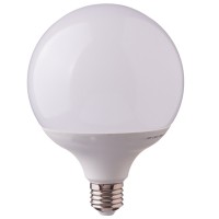 VT-288 LED žárovka E27 LED žárovka, těleso plast bílá, difuzor plast opál, LED 18W, teplá 3000K, nebo neutrální 4000K, nebo denní 6400K, 2000lm, E27, 230V, tř.1, rozměry d=120mm, h=164mm