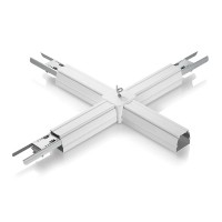 VT-4551 SPOJOVACÍ KOMPONENT X Spojovací komponent svítidla, tvar X, 8 vodičů, materiál plast, povrch bílá, IP20
