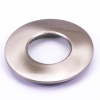  Výměnný dekorativní rámeček pro vestavné svítidlo, materiál kov, povrch černá, nikl kartáčovaný, chrom lesk, rozměry d=57mm