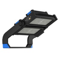 VT-50 LED SVĚTLOMET 500W IP65 Světlomet, reflektor, dvounásobné, těleso hliník, povrch černá, krycí sklo čiré, modré detaily, LED 500W, neutrální 4000K, 62500lm, vyzař. úhel 60°/120°, 230V, IP65, tř.1, rozměry 564x137x510mm