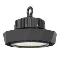 VT-9 LED IP65 STMÍV 1-10V Průmyslové závěsné svítidlo, těleso hliník, povrch černá, krycí plast transparentní, LED 100W/120W, neutrální 4000K, nebo denní 6400K, vyzař. úhel 90°/120°, Ra80, stmív 1-10V, 230V, PF>0.9, IP65, tř.1, d=260mm, h=145mm