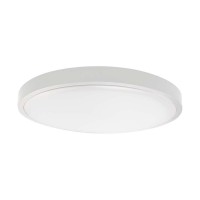  LED dome HF senzor Stropní svítidlo s HF senzorem pohybu, čas 1 minuta, dosah 2-4m, soumrak 10lx, záběr 120°, těleso plast, bílá, difuzor plast opál, LED 18W, 24W, 30W, Ra80, 230V, IP44