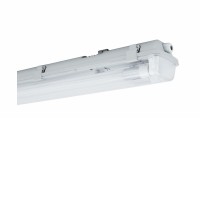 FRAGOR 2x25W, T8/G13, IP65 Stropní nebo závěsné průmyslové prachotěsné svítidlo, spojovatelné do linií, těleso plast šedá, pro LED zářivku 2x20W, T8/G13, 150cm, 230V, IP65, tř.2, rozměry 100x85mm, l=1600mm.