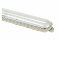 FRAGOR 38W/52W, ÚNIKOVÝ Stropní průmyslové prachotěsné svítidlo, únikový modul, spoj do linií, těleso plast šedá/černá, dif plast opál, LED 38W/52W, neutrální 4000K/denní 6000K, vyzař. úhel 60°/120°, Ra80, 230V, IP65, IK10, tř.1, rozměry dle typu.