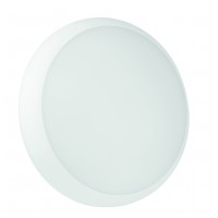 FORFICE 18W CCT Venkovní stropní svítidlo, těleso plast bílá, difuzor plast opál, LED 18W, 1800lm, nastav. teplota CCT teplá 2700K-denní 6000K, Ra80, 230V, IP65, tř.2, rozměry d=330mm, h=79mm.