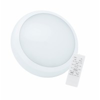 FORFICE PL 18W/24W, CCT, HF SENZOR, IK08 Venkovní svítidlo s HF senzor pohybu, čas 10s-5min, těleso plast bílá, dif plast opál, přepín. výkon LED 18W/24W nebo 24W/30W, CCT přepín. teplota světla teplá 3000K-denní 6000K, Ra80, 230V, IP65, IK08, tř.2, rozměry dle typu.