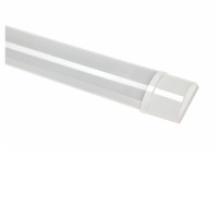 FUNIS 14W/20W/28W/35W Stropní průmyslové svítidlo, těleso plast bílá, dif plast opál, LED 14W/20W/28W/35W, teplá 3000K/neutrální 4000K/denní 6000K, Ra80, 230V, IP20, tř.2, rozměry 26x76mm, délka dle typu.