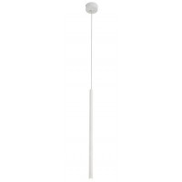 STICK I WSH Závěsné bodové svítidlo, tvar úzký válec, těleso hliník, bílá, 3W, teplá 2700K,150lm, 230V, IP20, d=18mm h=280mm, vč. závěsného kabelu l=1200mm, lze zkrátit