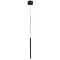 STICK I BSH Závěsné bodové svítidlo, tvar úzký válec, těleso hliník, černá, 3W, teplá 2700K,150lm, 230V, IP20, d=18mm h=280mm, vč. závěsného kabelu l=1200mm, lze zkrátit