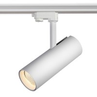 CANDY LED 20W Bodové svítidlo, těleso hliník, povrch černá, šedostříbrná, bílá LED 20W, 30W, 40W, teplá 3000K, neutrální 4000K, denní 5000K, vyzař úh 12° 24° 36°, Ra80, 230V, IP20, rozměry dle typu, vč 3F adaptéru NORDIC ALUMINIUM, EUTRAC