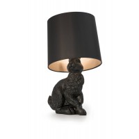 RABBIT LAMP Stolní lampa černá, 1x40W, E14, 230V, IP20, vč. vypínače na kabelu