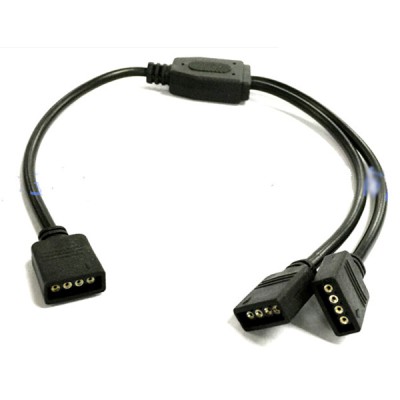 LED RGB ROZBOČENÍ 1/2 SAMICE-SAMIICE VÝPRODEJ Rozbočovací kabel 1/2, 4PIN, samice/samice, pro rozbočení napánení k LED RGB pásku, nebo dalšímu zesilovači