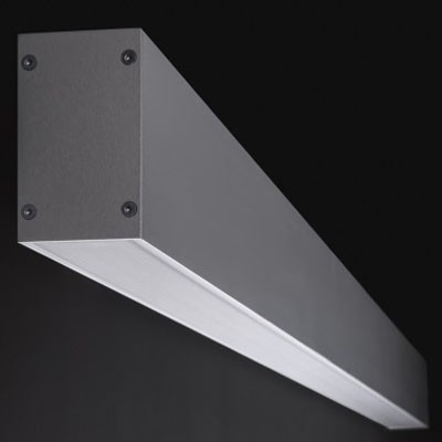 PROLINE CD LED Stropní svítidlo hliníkový profil, šedostříbrná, difuzor opál, LED 27W, 3300lm/cca 170W žár, neutrální 4000K, 230V, IP20, 1440x49x85mm, koncovky SAMOST, sv dolů