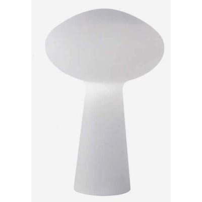 Stolní lampa Stolní lampa PAWN, bílé sklo, pro žárovku 1x100W, E27 A60, 230V, IP20, d=260mm, h=400mm, se stmívačem