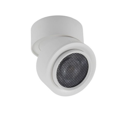LIBERI PL 22W Stropní přisazené bodové svítidlo, výklopné +-90°,  těleso kov, povrch bílá, LED 22W, 2577lm, neutrální 4000K, ZOOM nastavitelný vyzař. úhel 15°-45°, Ra90, 230V, IP40, tř.2, rozměry d=110mm, h=91mm.