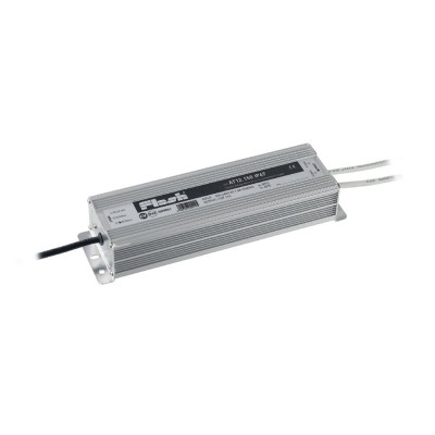 Zdroj pro LED 24V 30W, IP67 Napájecí zdroj LED, napěťový, venkovní, materiál hliník šedostříbrná, vstup 230V, výstup 24V, 5,5A, 132W, IP67, tř.2, rozměry 45x69x244mm