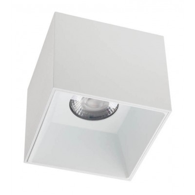 BLACKBURN SQ LED 6W Stropní přisazené bodové svítidlo, těleso hliník, povrch bílá mat, LED 6W, 840lm, neutrální 4000K, 230V, IP20, Ra80, tř.2, rozměry 70x70mm, h=70mm.