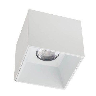 BLACKBURN SQ LED 18W Stropní, bodové svítidlo, materiál hliník, povrch bílá, LED 18W, 2030lm, teplá 2700K, vyzař. úhel 38°, UGR<10, Ra80, 230V, IP20, tř.2, rozměry 100x100x90mm