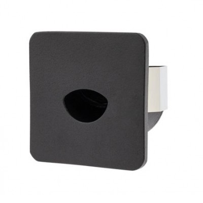 JONZ WL 3W Vestavné svítidlo do stěny, těleso hliník, povrch bílá/černá, LED 3W, teplá 3000K/180lm, neutrální 4000K/190lm, vyzař. úhel 70°, Ra95, 230V, IP20, rozměry 45x45x37mm, svítí dolů.