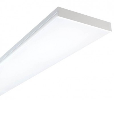 XDECO Stropní přisazené svítidlo, těleso hliník, povrch bílá mat, difuzor plast opál, LED 48W, 6160lm, neutrální 4000K, 230V, IP20, Ra80, tř.1, rozměry 1200x120x45mm