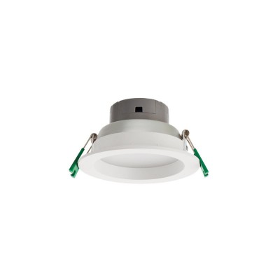 XEVO Stropní, vestavné, kruhové svítidlo, základna hliník, povrch matná bílá, rám plast bílá, difuzor PMMA opál, LED 8W/12W/15W/18W/22W, teplá 3000K/neutrální 4000K, 230V, IP44/IP20,  tř.2, rozměry dle typu