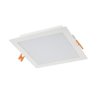 PORAD čtverec Stropní, podhledové, čtvercové svítidlo, těleso hliník, povrch bílá, difuzor plast opál, LED 12W, neutrální 4000K, 1002lm, vyzař. úhel 120°, 230V, IP20, Ra80, tř.2, rozměry 150x150x25mm