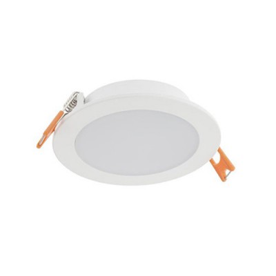 XFACE Stropní, vestavné, kruhové svítidlo, těleso hliník, povrch bílá, difuzor plast opál, LED 6W, teplá 3000K, 429lm, vyzař. úhel 120°, 230V, IP20, Ra80, tř.2, rozměry d=110mm, h=25mm