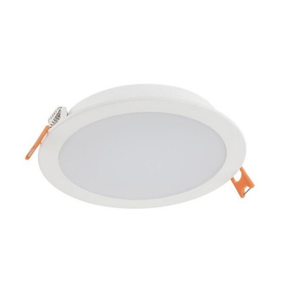 XFACE Stropní, vestavné, kruhové svítidlo, těleso hliník, povrch bílá, difuzor plast opál, LED 12W, teplá 3000K, 895lm, vyzař. úhel 120°, 230V, IP20, Ra80, tř.2, rozměry d=150mm, h=25mm