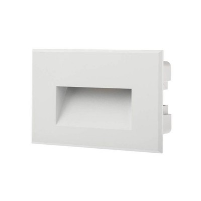 MINERLA WL 3W IP65 Vestavené venkovní svítidlo do stěny, těleso hliník, povrch bílá, LED 3W, 210lm, neutrální 4000K, Ra80, 230V, IP65, tř.1, rozměry 120x80x50mm, svítí dolů