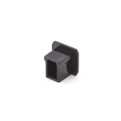 XMICRO Koncovka pro 1-fázové lišty, materiál plast, povrch černá, IP20, tř.3, rozměry 13x14x13mm