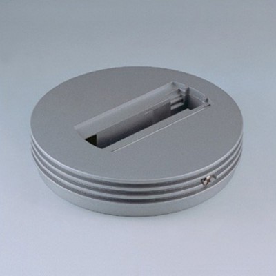 MINITRACK Stropní adaptér napájení pro 1-fázové lišty, materiál hliník, povrch šedostříbrná, 230V, IP20, tř.1, rozměry d=120mm, h=25mm