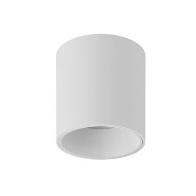 SETA 20W IP40 Stropní, přisazené, bodové svítidlo, základna hliník, povrch bílá, reflektor bílý, LED 20W, 2600lm, teplá 3000K, vyzař. úhel 36°, Ra90, 230V, IP40, tř.2, rozměry d=120mm, h=110mm.