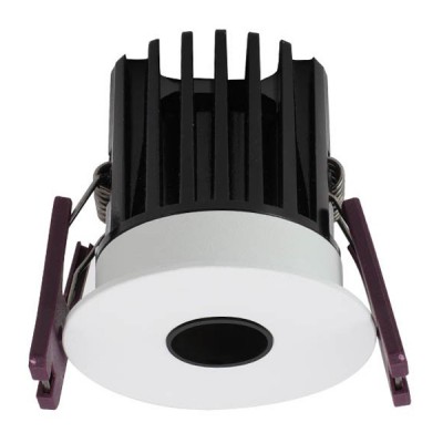 PUNTO LED 9W Stropní, podhledové, bodové svítidlo, těleso hliník, povrch černá, nebo bílá, LED 9W, teplá 3000K, nebo neutrální 4000K, Ra90, vyzařovací úhel 30°, 230V, IP20, rozměry d=60mm, h=60mm, trafo na kabelu