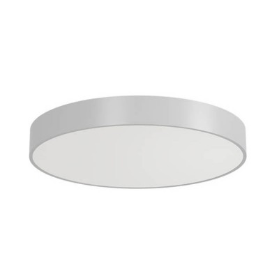 XPILL Stropní/závěsné svítidlo, materiál hliník bílá, difuzor plast opál, LED 50W, 6384lm, CCT 3000K/4000K/6000K, 230V, Ra80, IP20, tř.1, rozměry d=500mm, h=63,5mm, závěs samostatně