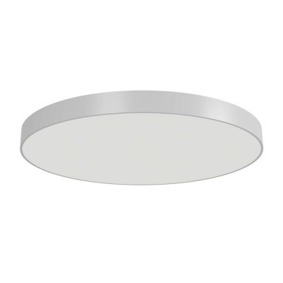 XPILL Stropní/závěsné svítidlo, materiál hliník bílá, difuzor plast opál, LED 100W, 12504lm, teplá 3000K, 230V, Ra80, IP20, tř.1, rozměry d=1000mm, h=79mm, závěs samostatně