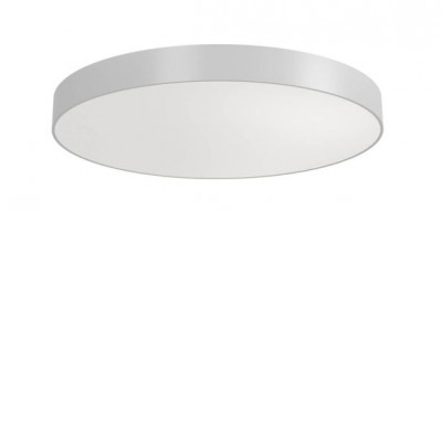 NERESIOLA R 80W Stropní/závěsné svítidlo, těleso kov, povrch bílá, difuzor plast, LED 80W, 11500lm, neutrální 4000K, vyzař. úhel 80°, UGR<19, Ra90, 230V, IP40, rozměry d=800mm, h=79mm, závěs SAMOSTATNĚ
