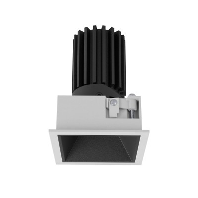 MISOT SQ 10W IP40 Podhledové bodové svítidlo, výklopné 30°, materiál hliník, povrch vnitřní černá, rámeček bílá, LED 10W, 1350lm, teplá 3000K, Ra90, vyzař úhel 36°, 230V, IP40, tř.2, rozměry 73x73x97mm.