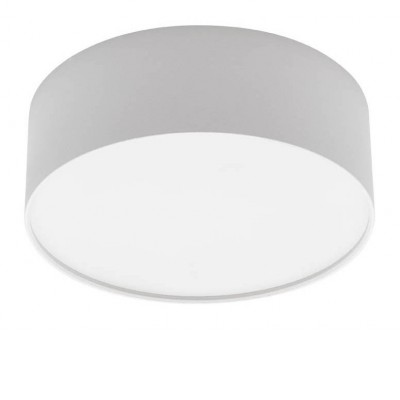 XROLL PLAF Stropní přisazené svítidlo, materiál hliník, povrch bílá mat, difuzor plast opál, LED 18W, 2230lm, neutrální 4000K, 230V, IP40, Ra80, tř.1, rozměry d=150mm, h=53mm.