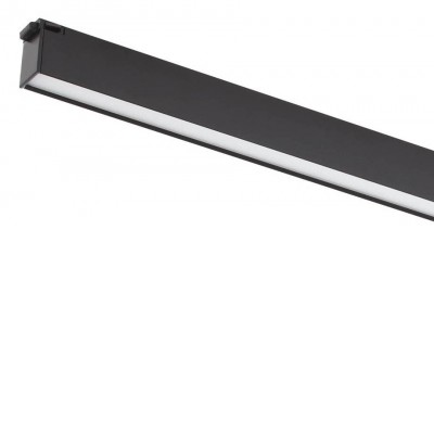 XCLICK S Lineární svítidlo do kolejnicového systému, materiál hliníkový profil, černá, difuzor plast opál, LED 12W, 20W, 30W, 40W, 50W, teplá 2700K nebo 3000K, Ra80, 48V, IP20, tř.3, rozměry dle typu.