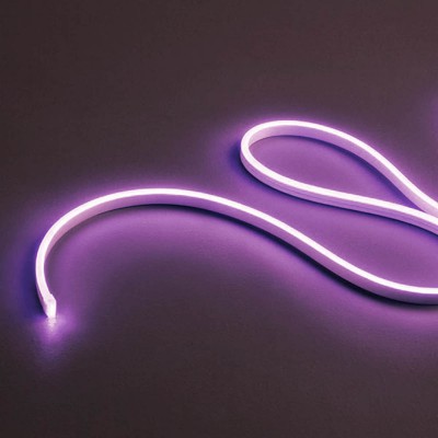 XSNAKE LED neon, bočně tvarovatelný, 8W/m, růžová, 310lm/m, 24V, 120LED/m, IP67, tř.3, rozměry w=6mm, délka l=20000mm, dělitelnost 100mm, cena za 1m