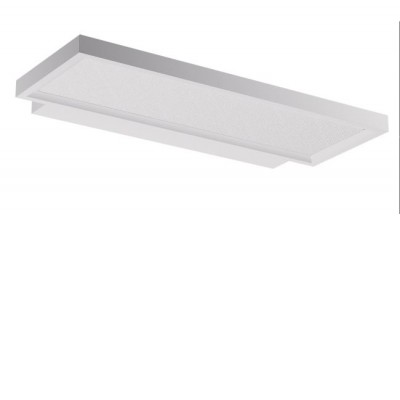 SIERO WL LED 40W, UGR<16 Nástěnné svítidlo, těleso hliník, povrch bílá, difuzor plast opál, LED 40W, 5184lm, teplá 3000K, vyzař úhel 90°/nahoru, 80°/dolů, UGR<16, Ra90, 230V, IP40, 610x30x265mm, svítí nahoru/dolů.