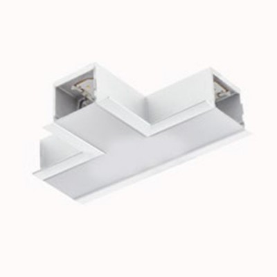 XTRACE G2 Spojka profilu, tvar T, materiál hliník, povrch bílá, difuzor plast opál, LED 12W, neutrální 4000K, 1383lm, Ra80, 230V, IP20, tř.1, rozměry 312x197x62mm