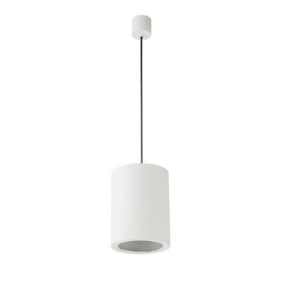 XTHEMA Závěsné bodové svítidlo, těleso kov, povrch bílá, pro LED modul 25W, IP20, rozměry d=180mm, h=236mm, vč závěsného kabelu l=1200mm lze zkrátit, POUZE svítidlo, LED MODUL SAMOSTATNĚ