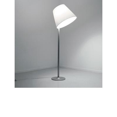 MELAMPO MEGA TERRA Stojací lampa, těleso hliník, povrch bronzová, klobouk náklopný, materiál textil povrch bronzová, pro žárovku 2x150W, E27, 230V, IP20: d=570mm, výška l=1740-2174mm, se stmívačem