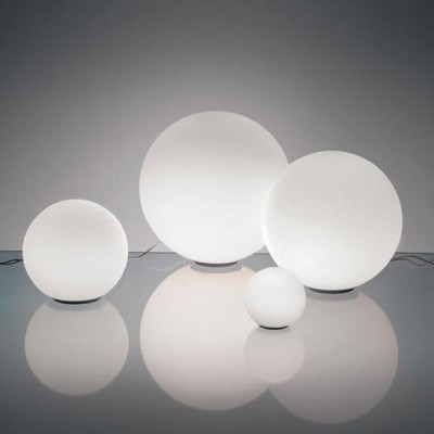 DIOSCURI TABLE Stolní lampa, základna plast, povrch bílá, difuzor sklo mat, pro žárovku 1x42W/G9, 1x77W, 150W, 205W, E27, A60, 230V, IP20, tř.2, rozměry a stmívač dle typu