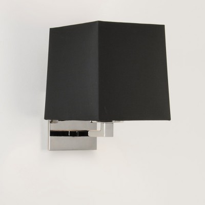 AZUMI Nástěnné svítidlo, základna kov, povrch nikl lesk, pro žárovku 60W, E27, 230V, IP20, tř.2, rozměry 255x215x224mm, STÍNÍTKO SAMOSTATNĚ