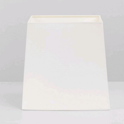 AZUMI Stínítko pro stojací lampu, tvar čtverec, materiál textil, povrch vnější bílá, vnitřní bílá, E27/ES, rozměry 300x300mm, POUZE STÍNÍTKO BEZ ZÁKLADNY