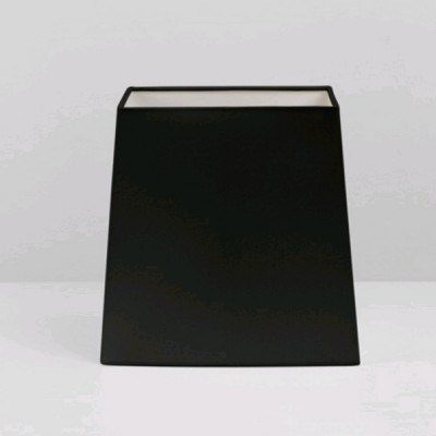 AZUMI Stínítko pro nástěnné svítidlo, tvar čtverec, materiál textil, povrch vnější černá, vnitřní bílá, E27/ES, rozměry 180x175mm, vč. redukčního kroužku E14, POUZE STÍNÍTKO BEZ ZÁKLADNY